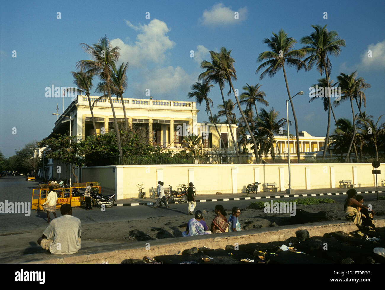 Consolato Francese, Pondicherry, Puducherry, Tamil Nadu, Union Territory , UT, India, Asia Foto Stock