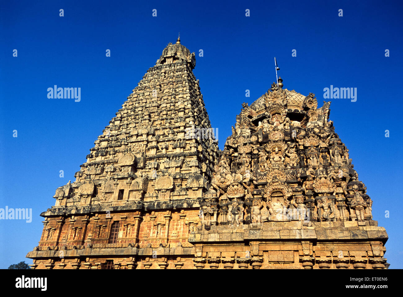 Tempio Brihadishvara a thanjavur ; Tamil Nadu ; India Foto Stock