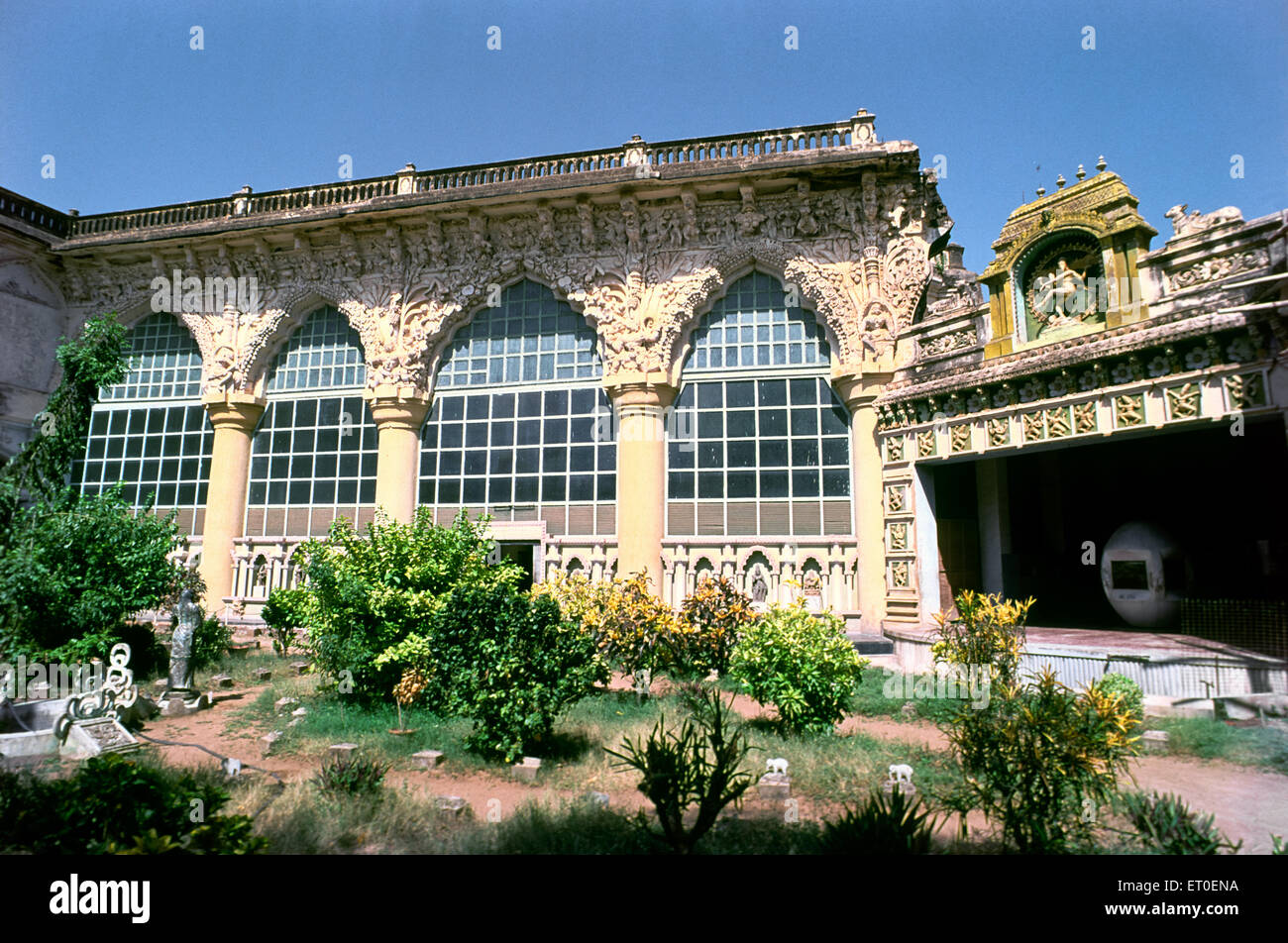 Darbar Hall, Palazzo Maratha, Thanjavur, Tanjore, Tamil Nadu, India, Asia Foto Stock