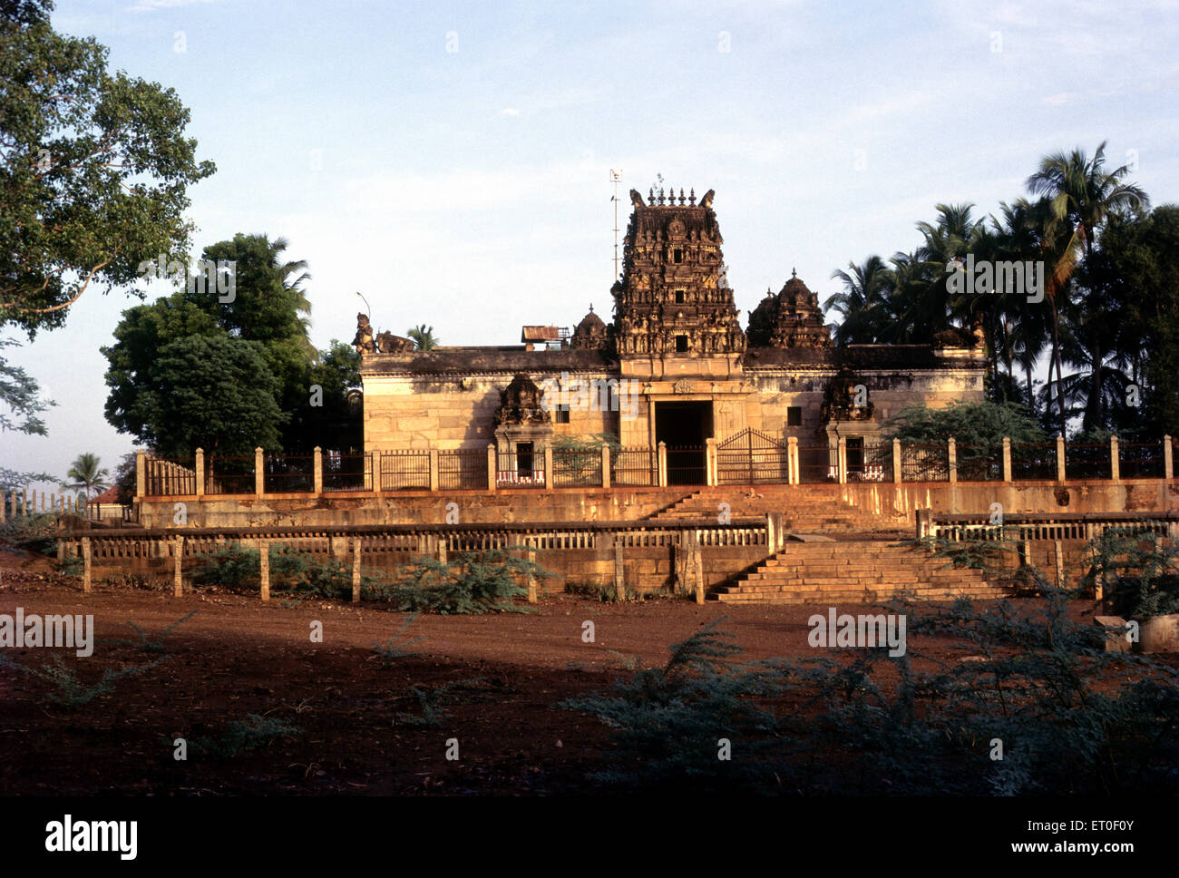 Velangudi Karuppana Tempio di Swami, Velangudi, Chettinad, Chettinadu, Pudukottai, distretto di Sivaganga, Tamil Nadu, India, Asia Foto Stock