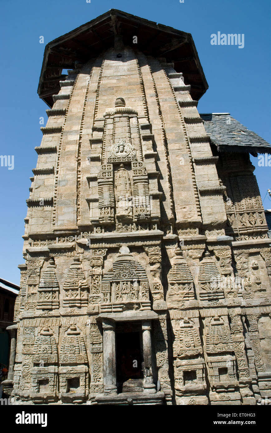 Shiv mandir baijanath vicino mandi ; Himachal Pradesh ; India Foto Stock