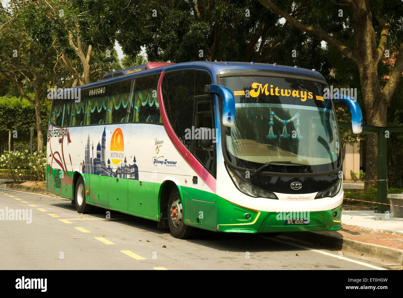 Autobus turistico Mitways, Kuala lumpur, Malesia, Asia Foto Stock