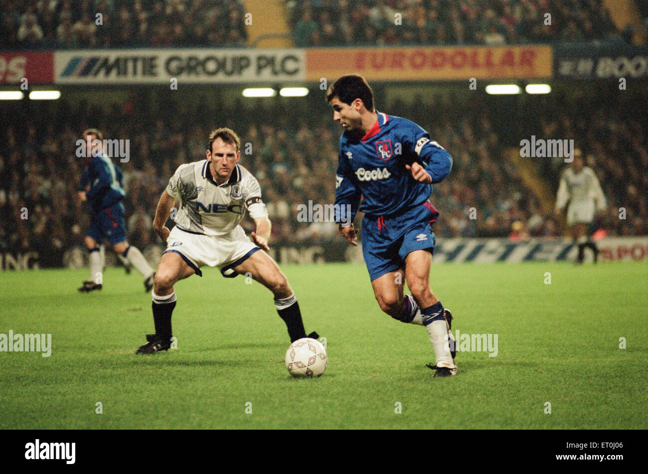 Chelsea 0-1 Everton. League a Stamford Bridge, sabato 26 novembre 1994. Foto Stock