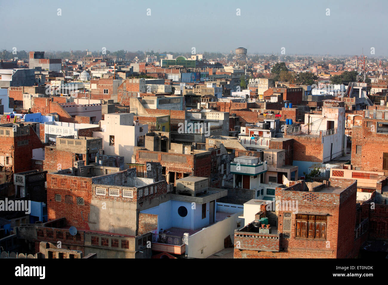 Vista aerea della città di Amritsar nel Punjab India Foto Stock