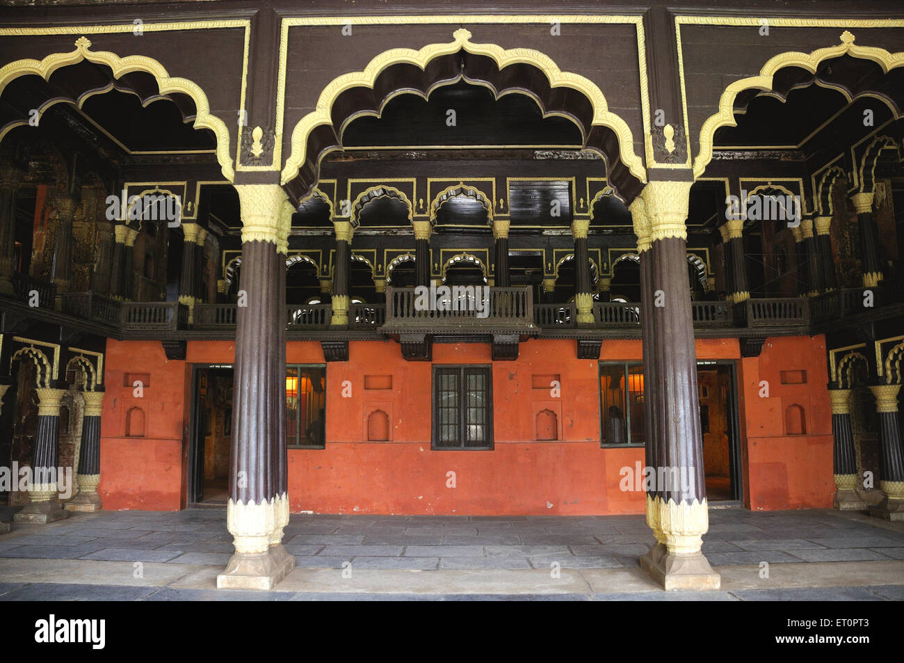Palazzo d'Estate del Sultano di Tipu ; Bangalore ; Bengaluru ; Karnataka ; India Foto Stock