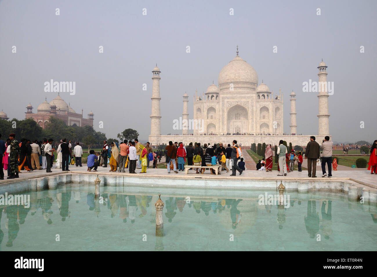 Taj Mahal ; Agra ; Uttar Pradesh ; India Foto Stock