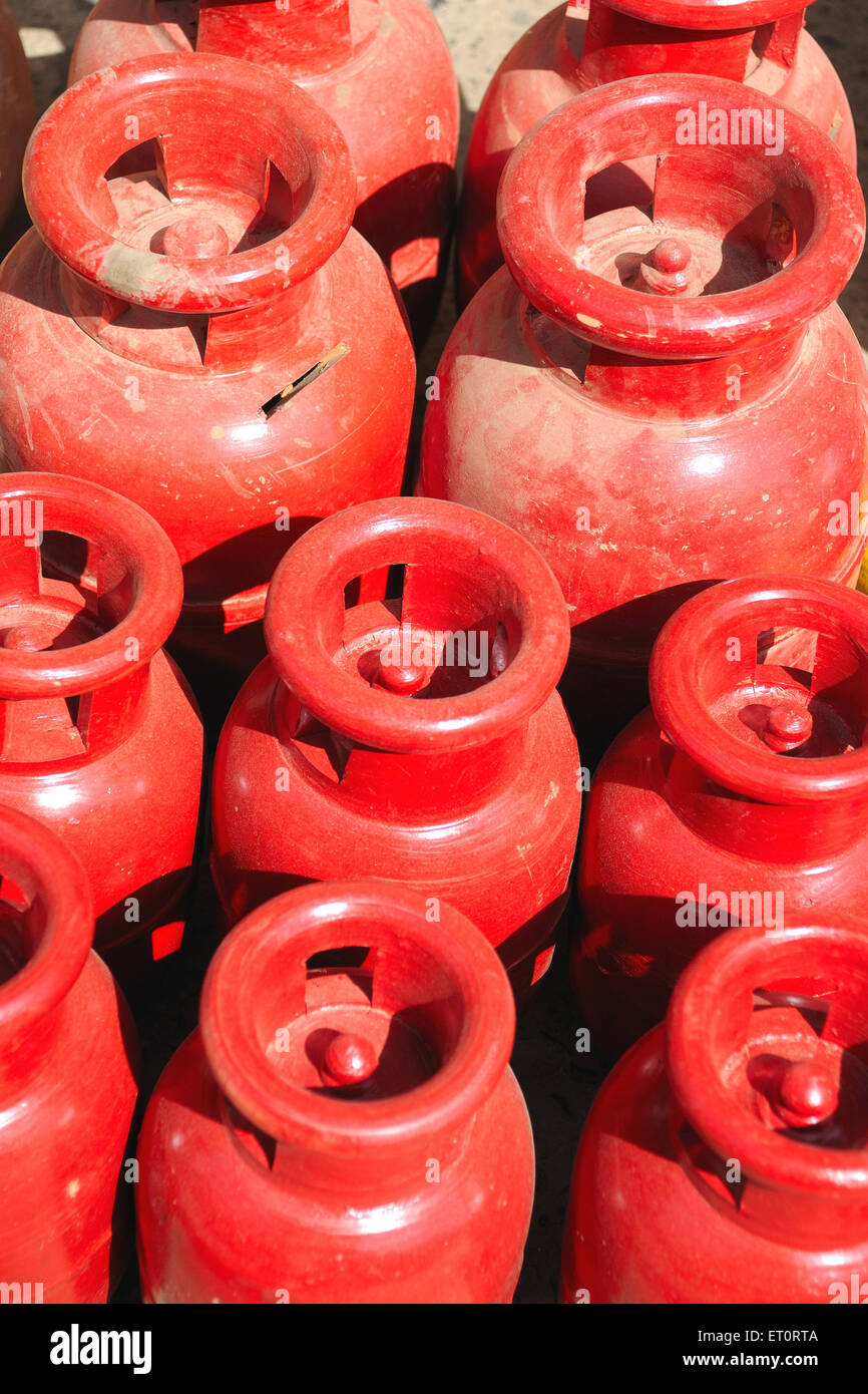 Bombola di gas, Rajasthan, India Foto Stock