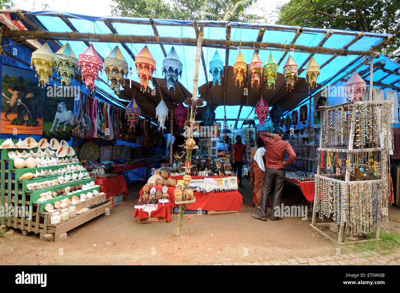 Negozio di artigianato ; Kerala ; India Foto Stock
