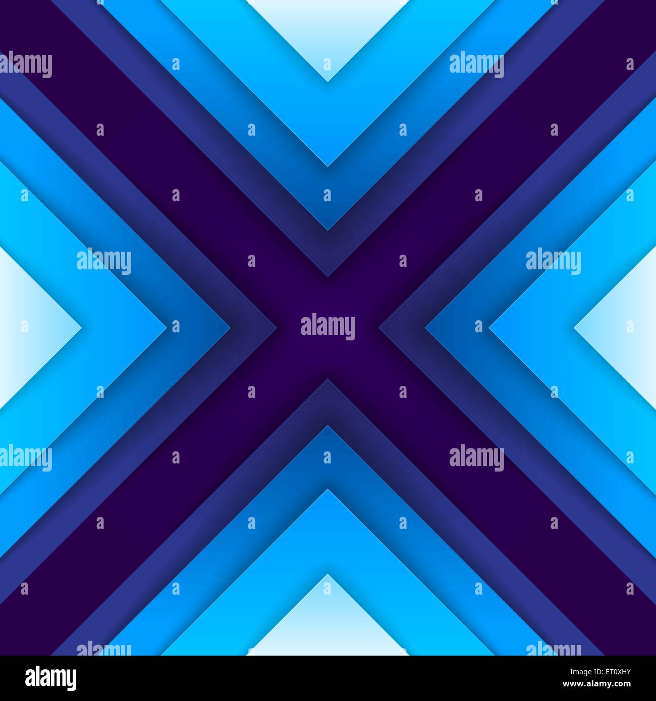 Abstract blu e carta bianca forma triangolare. EPS RGB vettore 10 Illustrazione Vettoriale