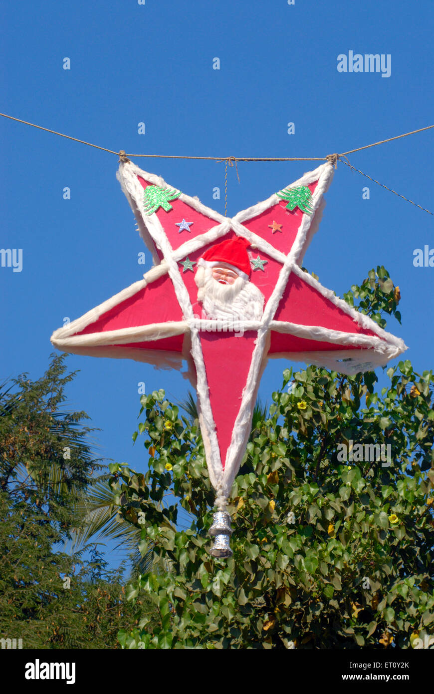 Festa di Natale lanterna, Bombay, Mumbai, Maharashtra, India Foto Stock