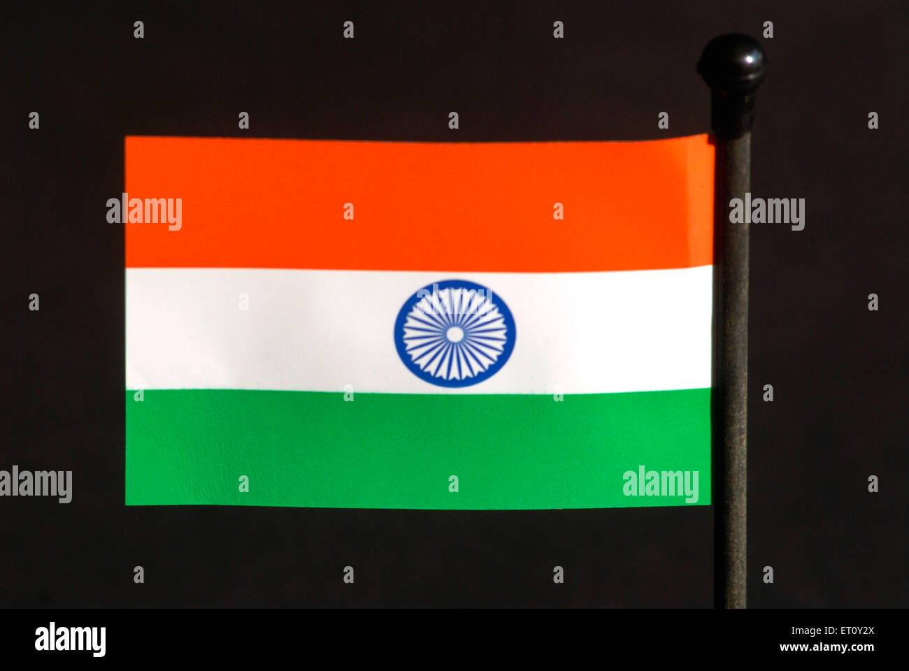 Bandiera indiana di India Foto Stock