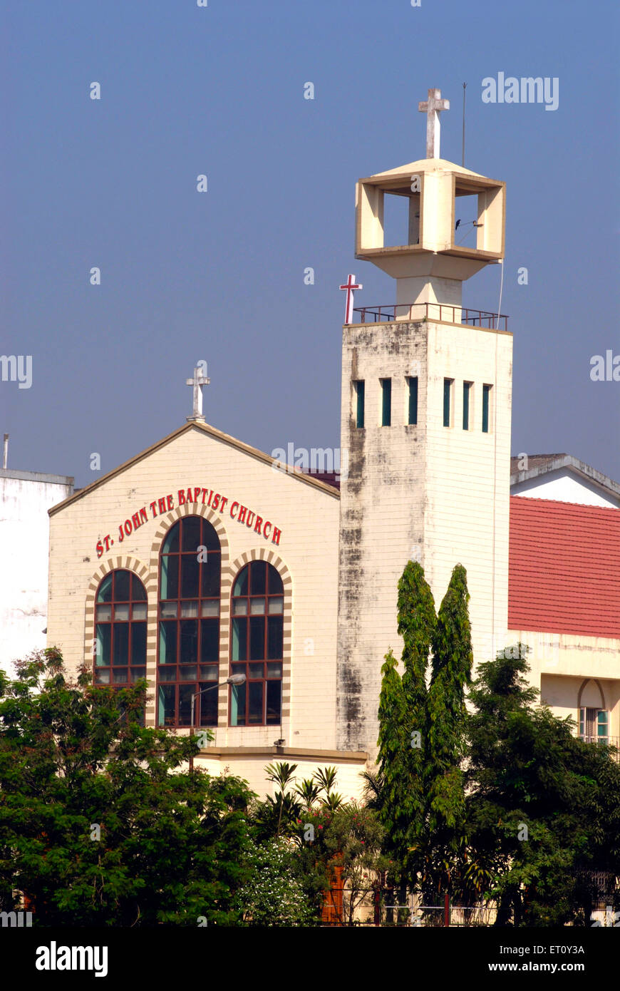 Chiesa di San Giovanni Battista, Thane, Maharashtra, India Foto Stock