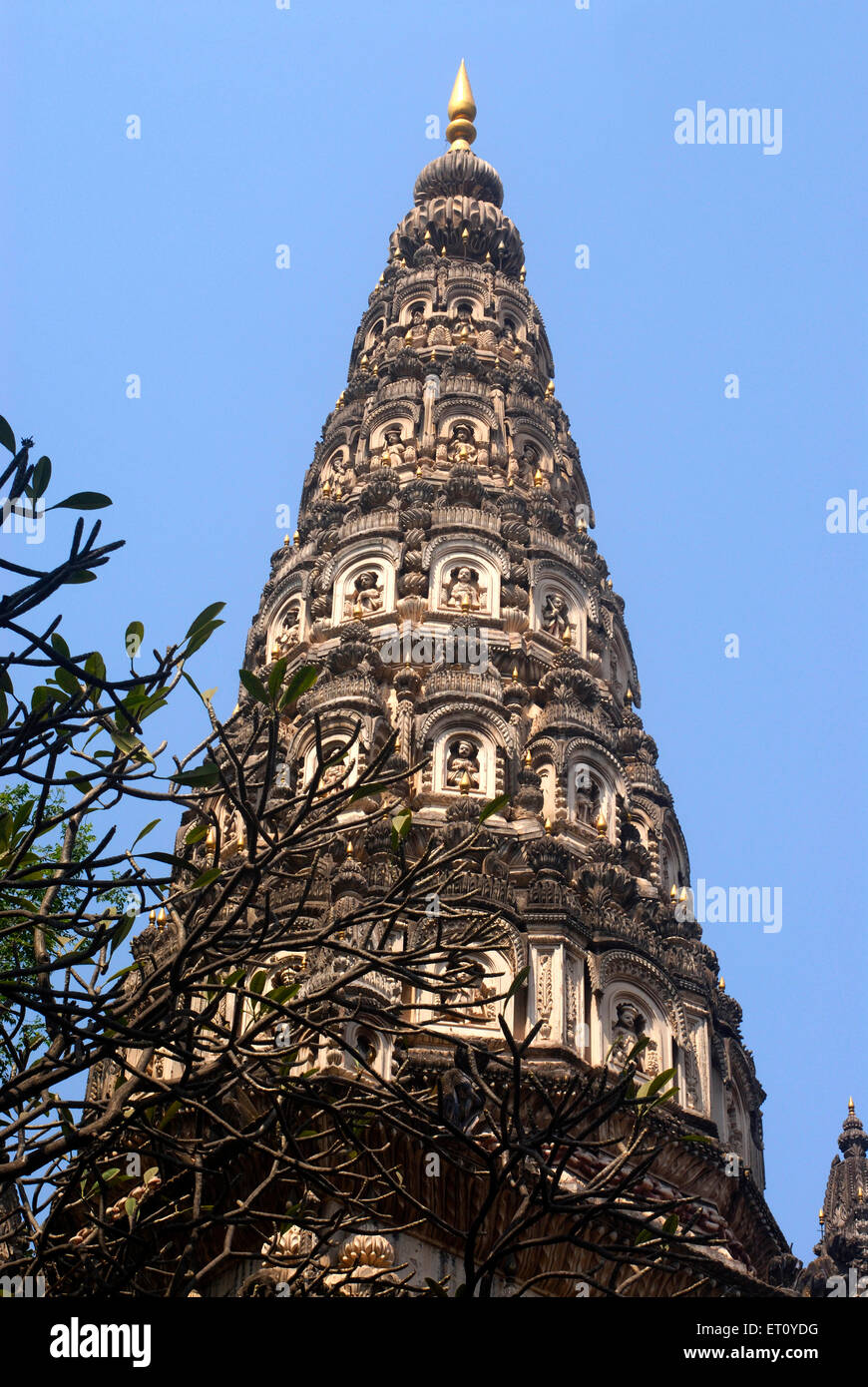 Shree RAM Temple top, Tulsi Bug, Pune, Maharashtra, India Foto Stock