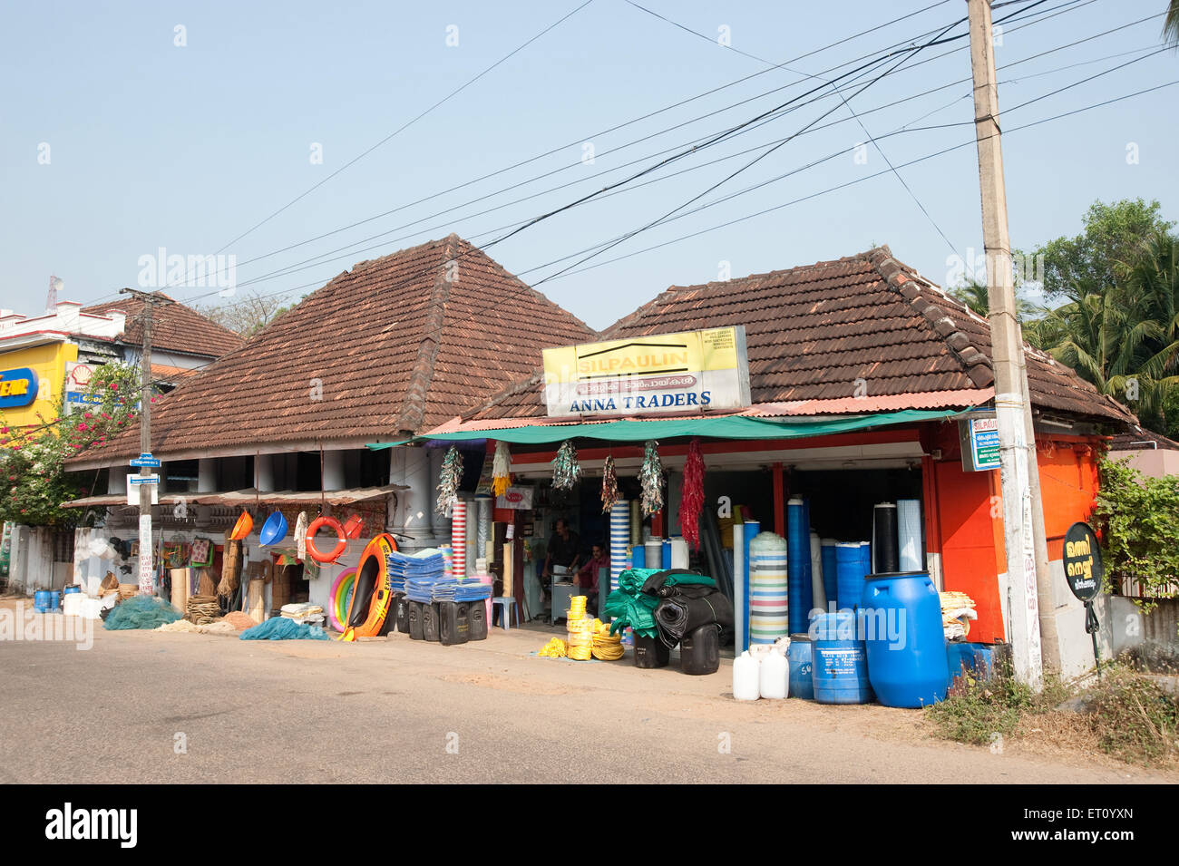 Negozi di St George ; Aleppey ; Alappuzha ; Kerala ; India ; Asia Foto Stock