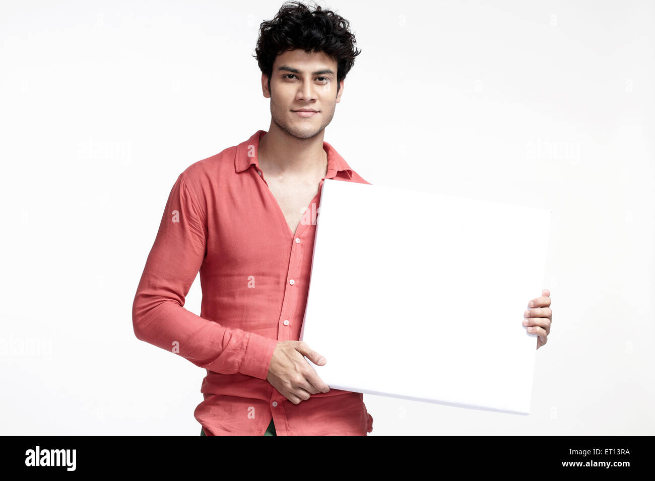 Uomo con bordo bianco India Asia signor#790E Foto Stock