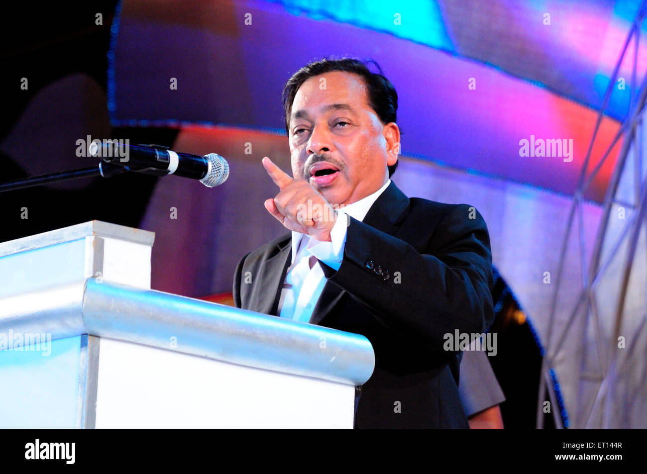 Narayan Rane, membro di Rajya Sabha, Narayan Tatu Rane, politico indiano, Maharashtra, India, Asia Foto Stock