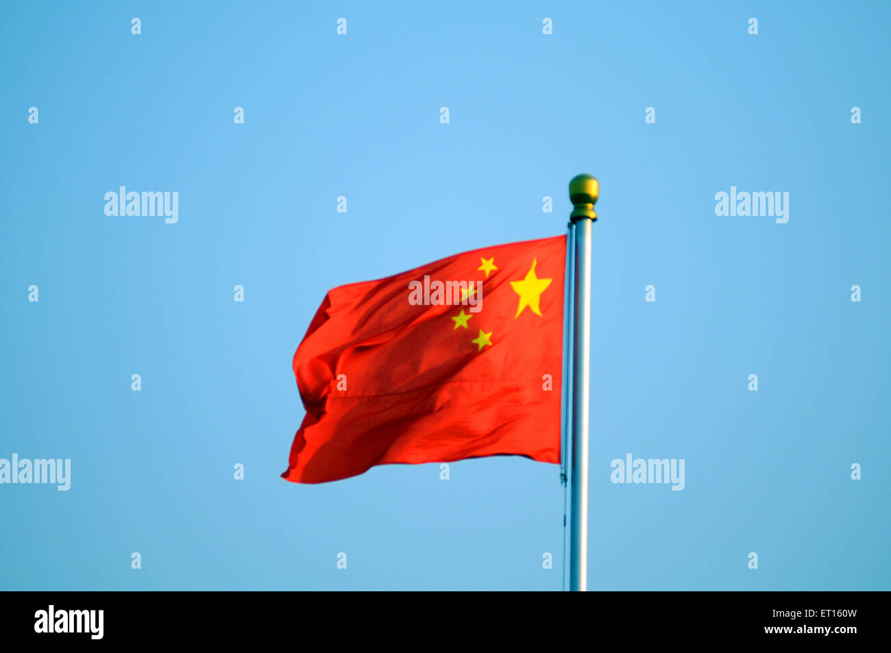 Bandiera della Cina, bandiera della Cina, bandiera della Cina, Foto Stock