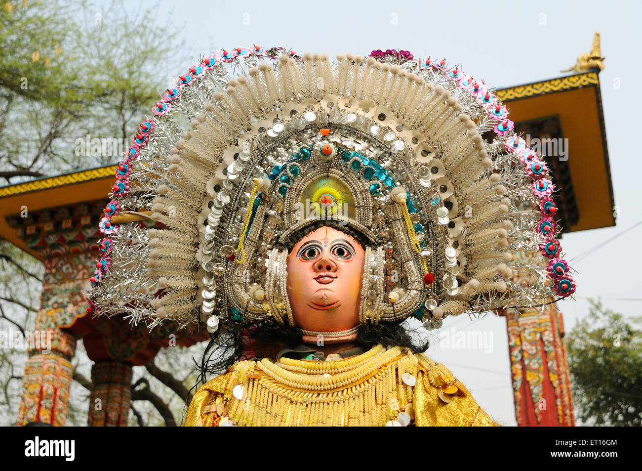 Ballerini Folk in Orissa ; India Foto Stock