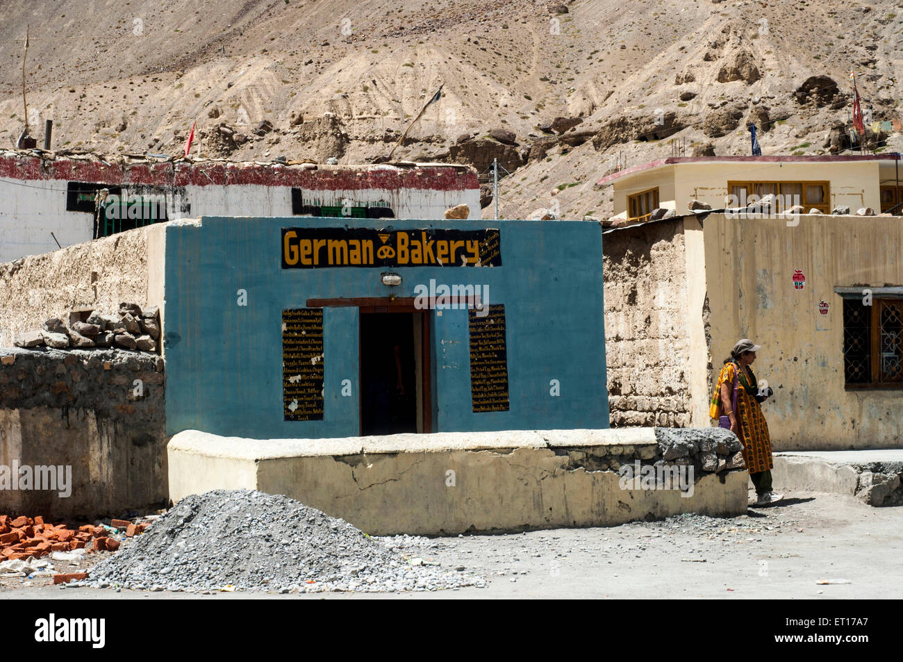 Panificio tedesco Tabo Spiti Valley Himachal Pradesh India Asia Foto Stock