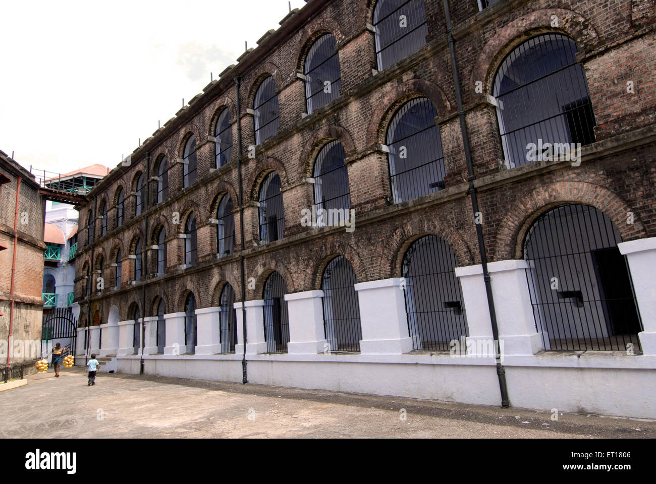 Carcere cellulare ; Port Blair ; a sud delle Isole Andamane ; Baia del Bengala ; India Foto Stock