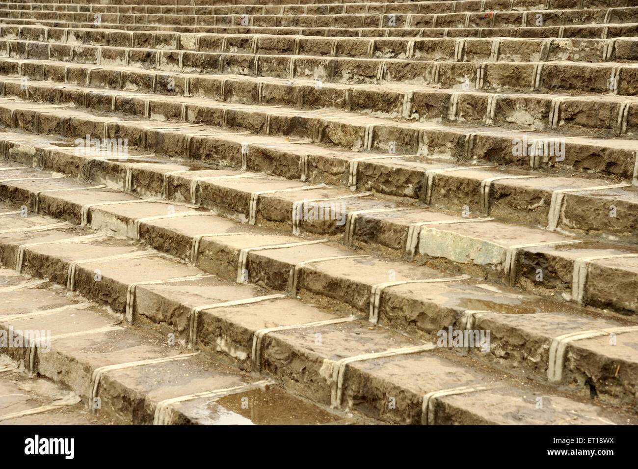 Gradini di pietra India Foto Stock