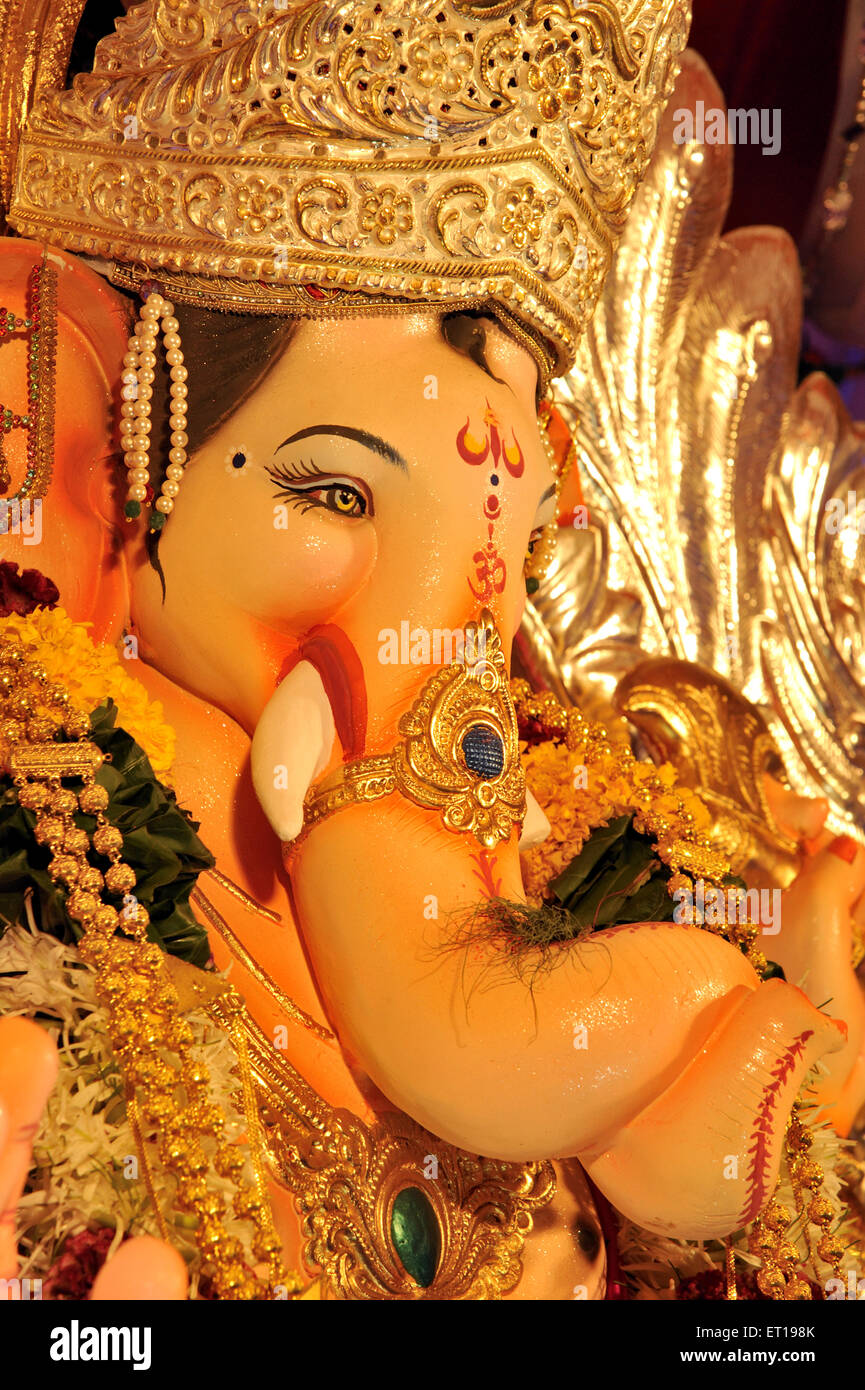 Idol del Signore Ganesh a Mumbai India Maharashtra Foto Stock