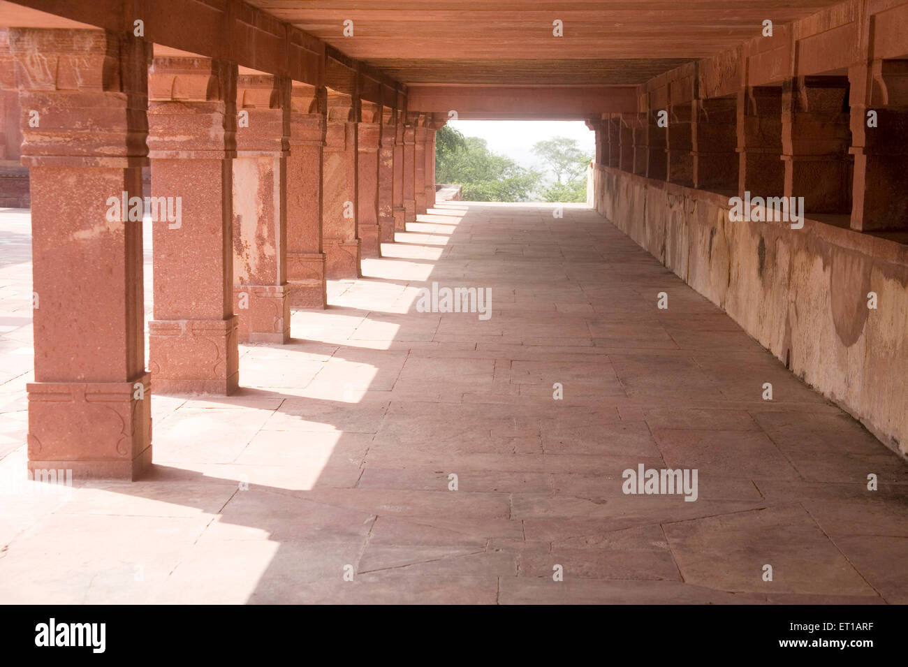 Forte antico ; architettura Mughal ; Fatehpur Sikri ; Uttar Pradesh ; India Foto Stock