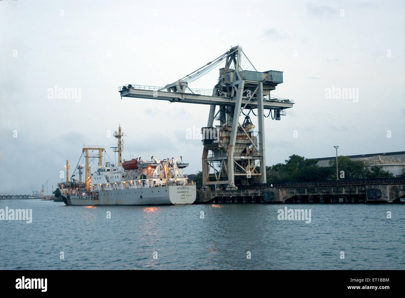 Porto di Cochin India Kerala Foto Stock
