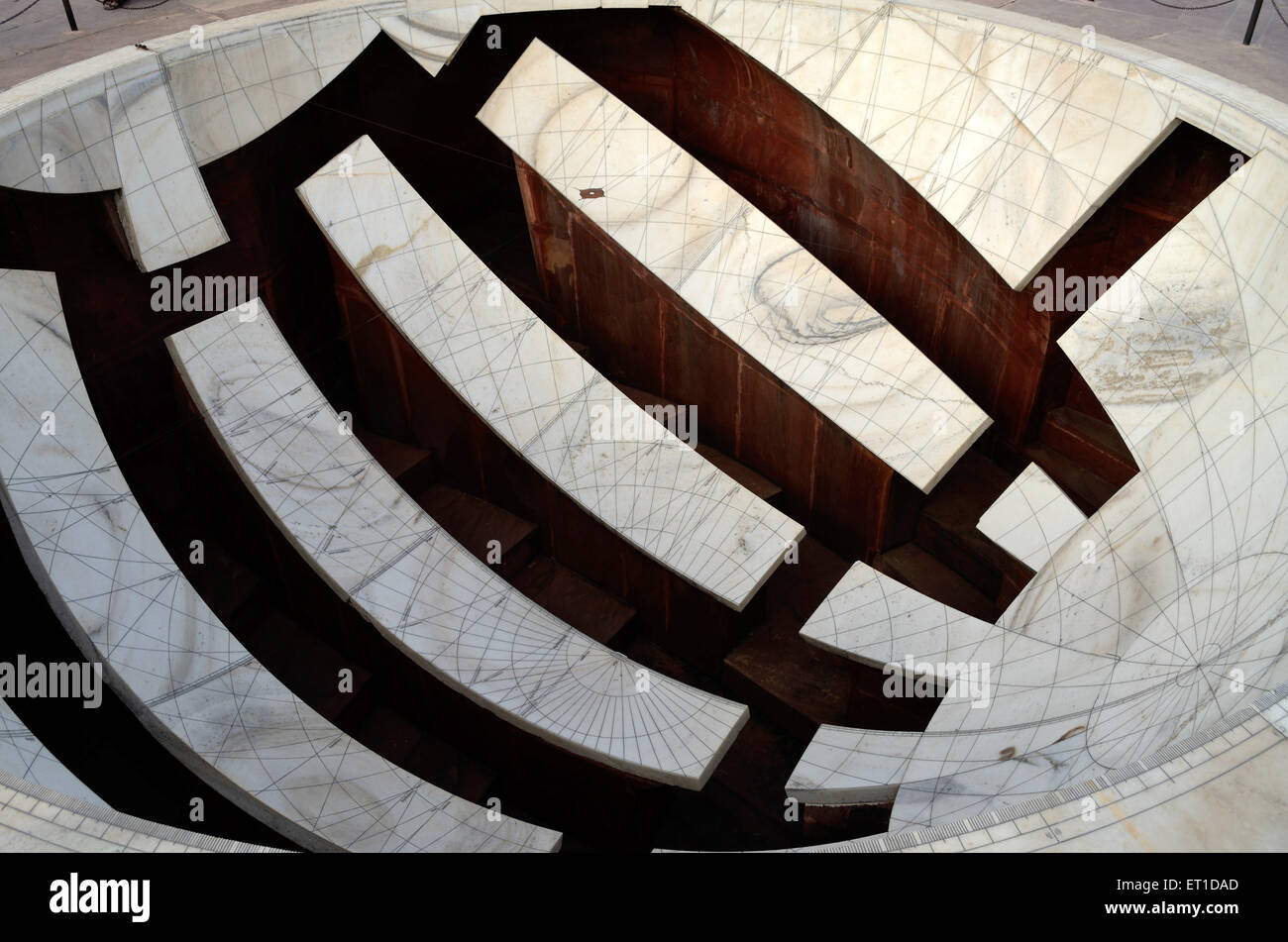 Yantra in Jantar Mantar Jaipur India Rajasthan Foto Stock