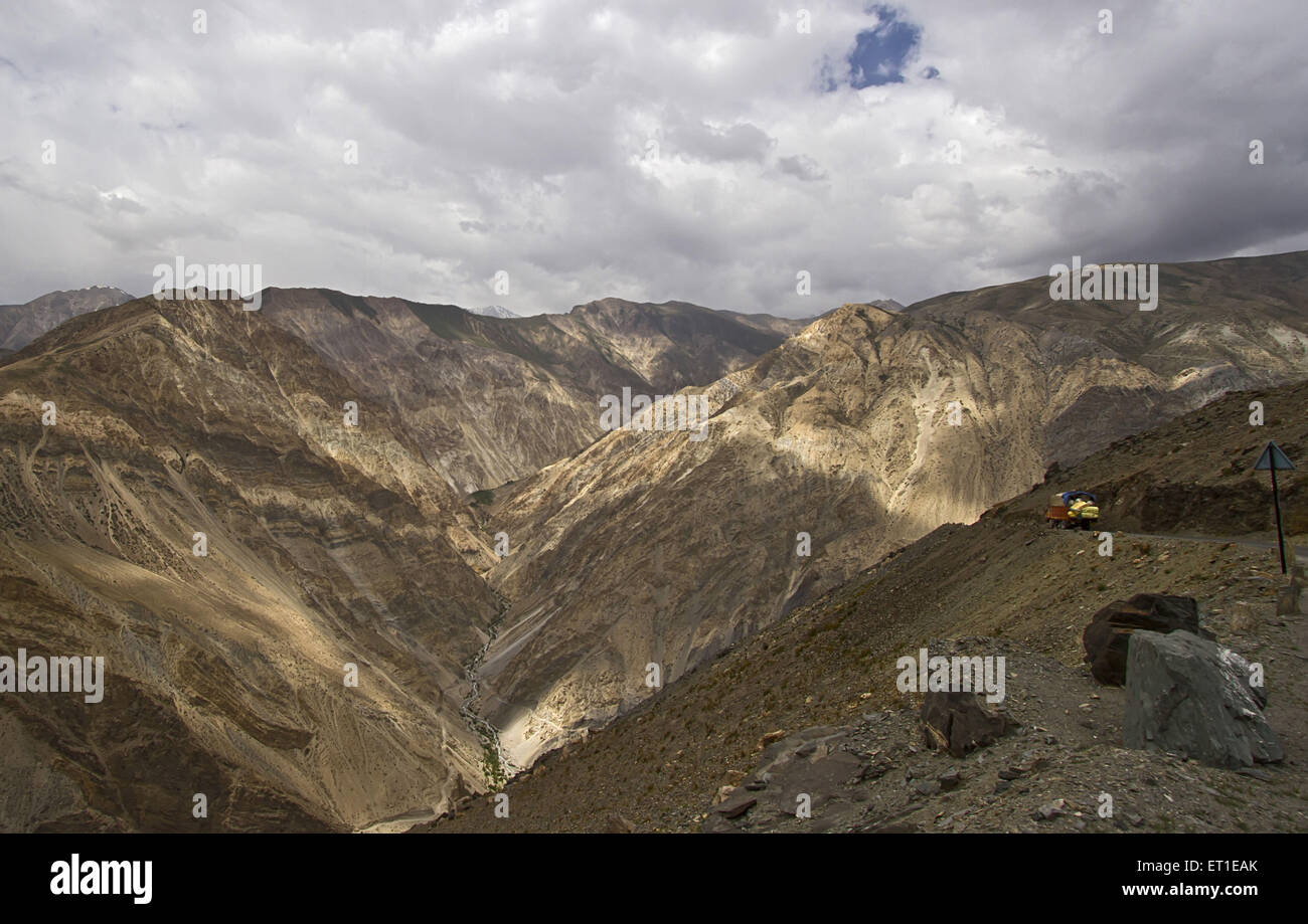 Spiti Valley in Himachal Pradesh India Foto Stock