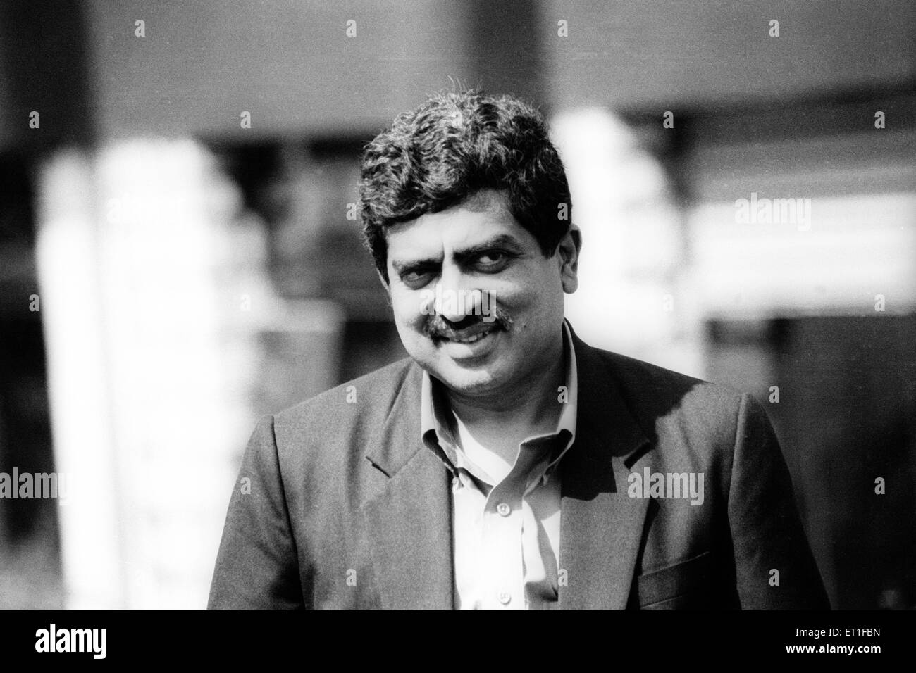 Nandan Nilekani, Amministratore Delegato, Amministratore Delegato, Presidente, Infosys, Bangalore, Bengaluru, Karnataka, India Foto Stock