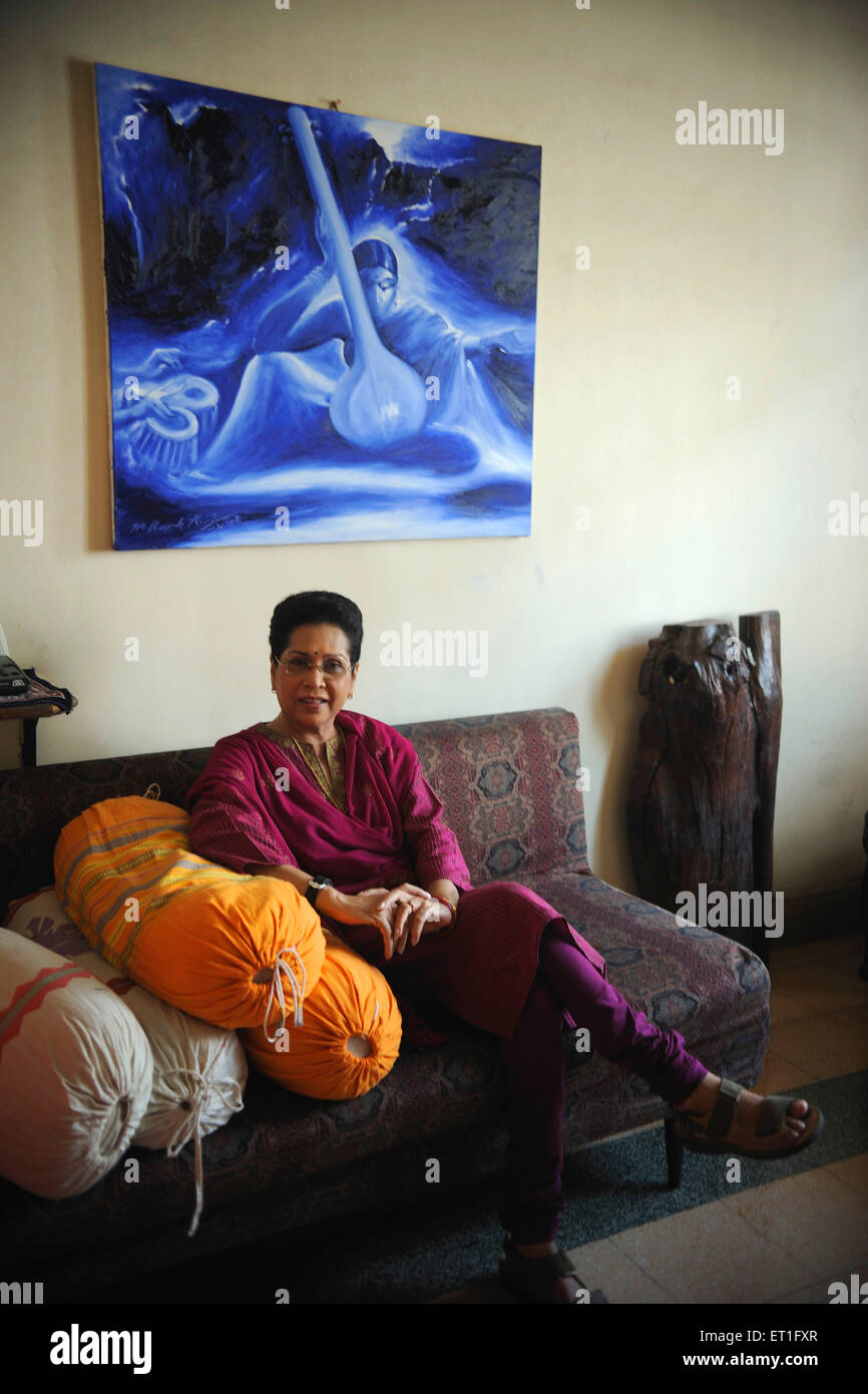 Rohini Salian, avvocato indiano, Procuratore pubblico capo, Stato del Maharashtra, Corte delle sedute, Bombay, Mumbai, Maharashtra, India Foto Stock
