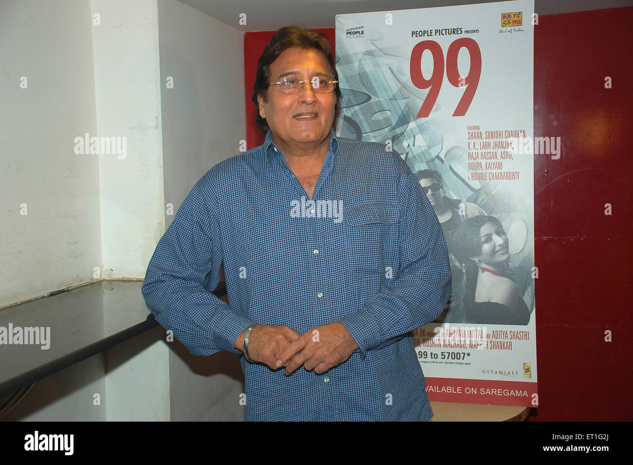 Vinod Khanna, attore indiano, produttore cinematografico indiano, direttore indiano, politico indiano, India, Asia Foto Stock