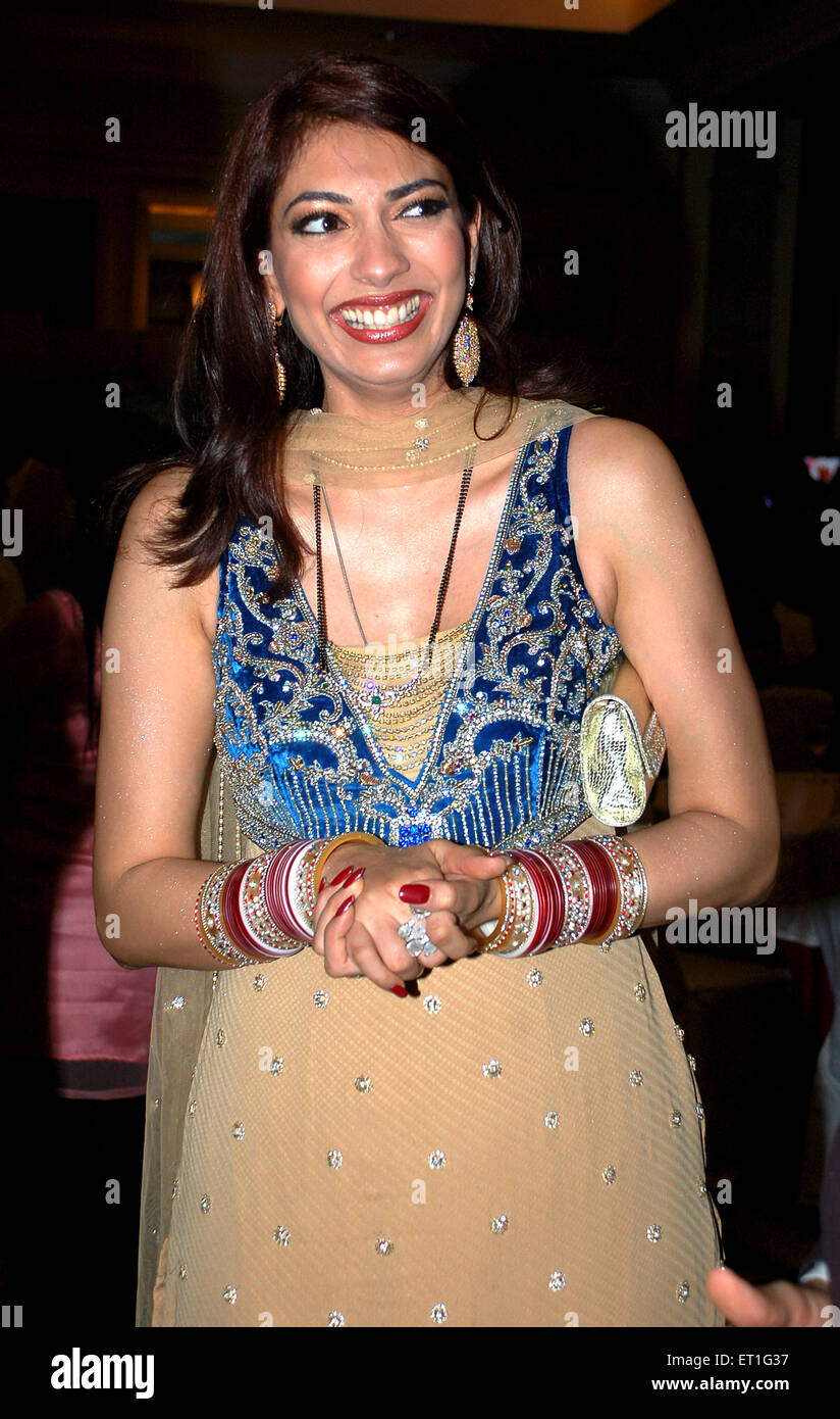 Yukta Mookhey, attivista civico indiano, Miss World, attrice indiana, modello indiano, India Foto Stock