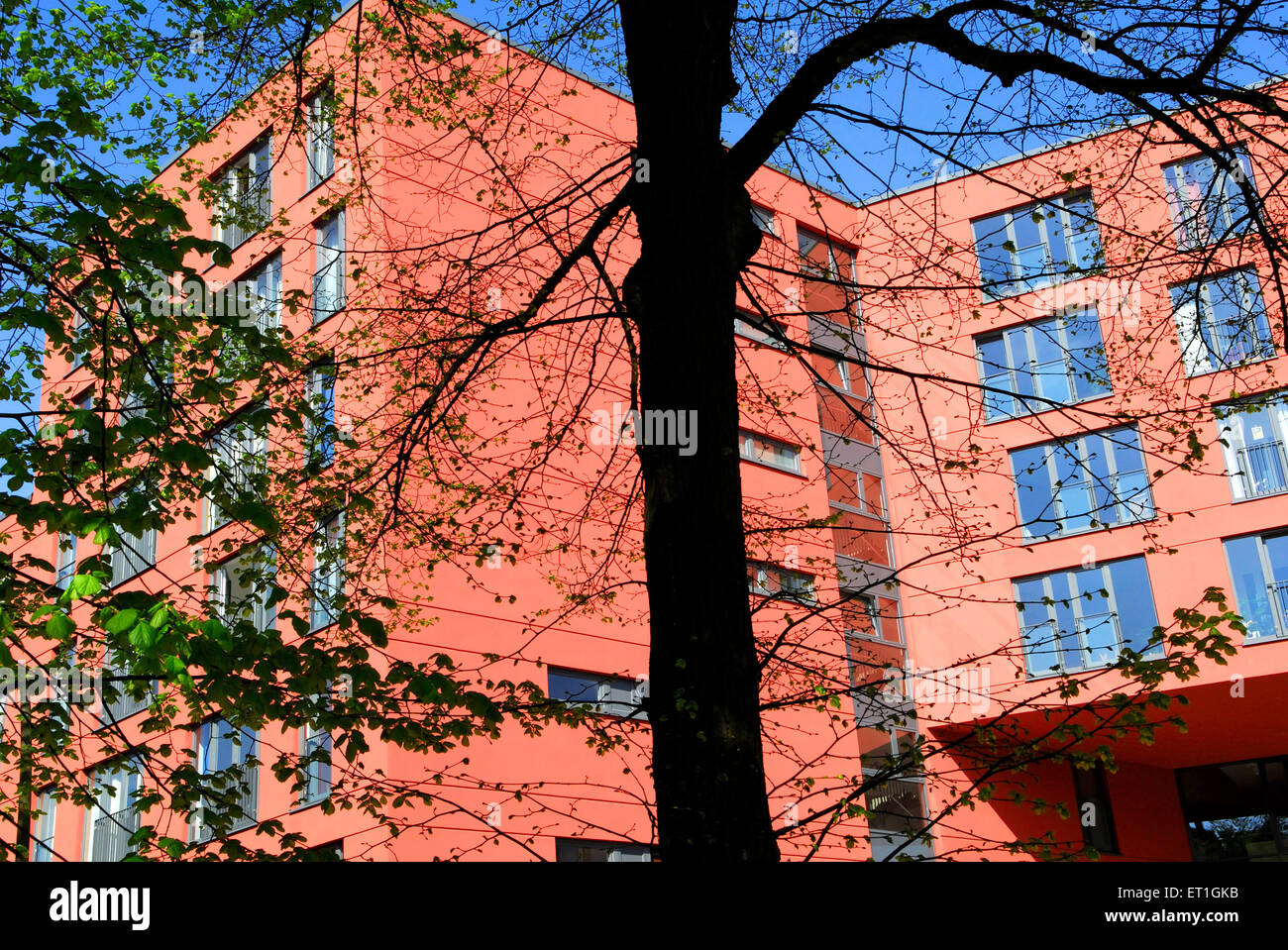 costruzione di appartamenti, Berlino, Germania, tedesco, Europa, Europeo Foto Stock