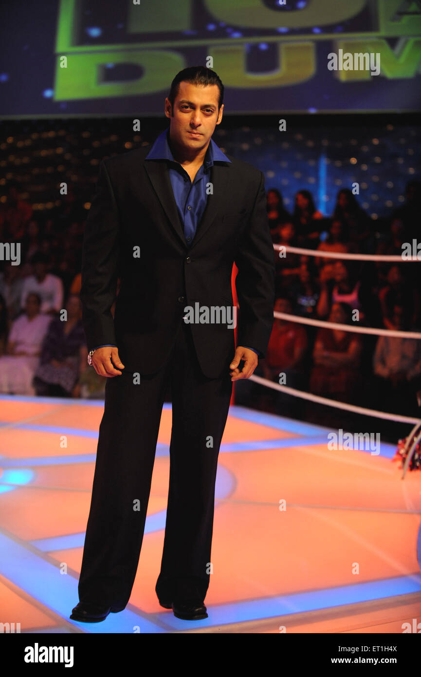Salman Khan, attore cinematografico indiano Bollywood hindi al Dus ka Dum show - No model release - solo per uso editoriale Foto Stock