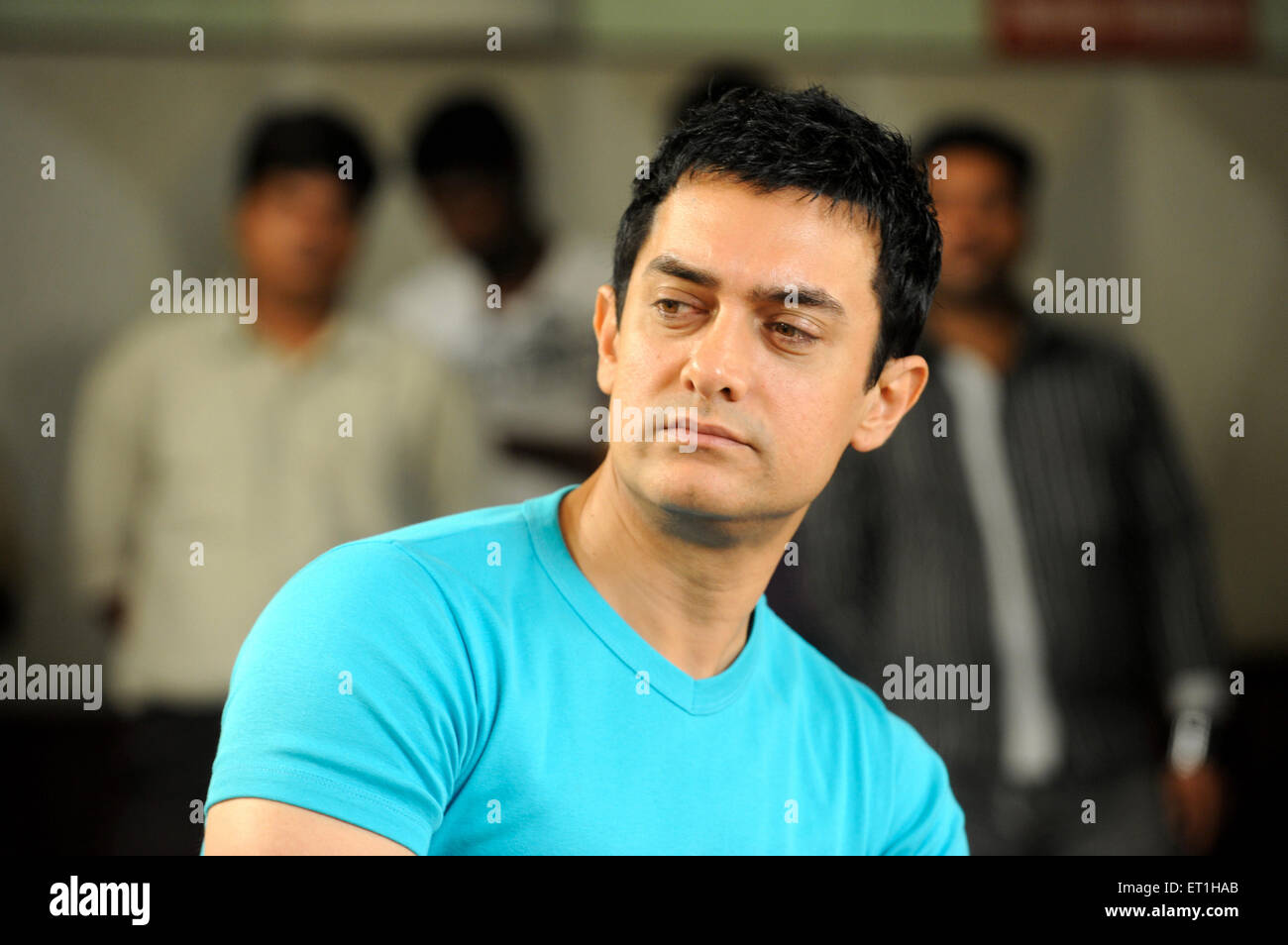 Aamir Khan, Mohammed Aamir Hussain Khan, attore indiano, regista cinematografico, produttore, ospite del talk show televisivo, India, Asia Foto Stock