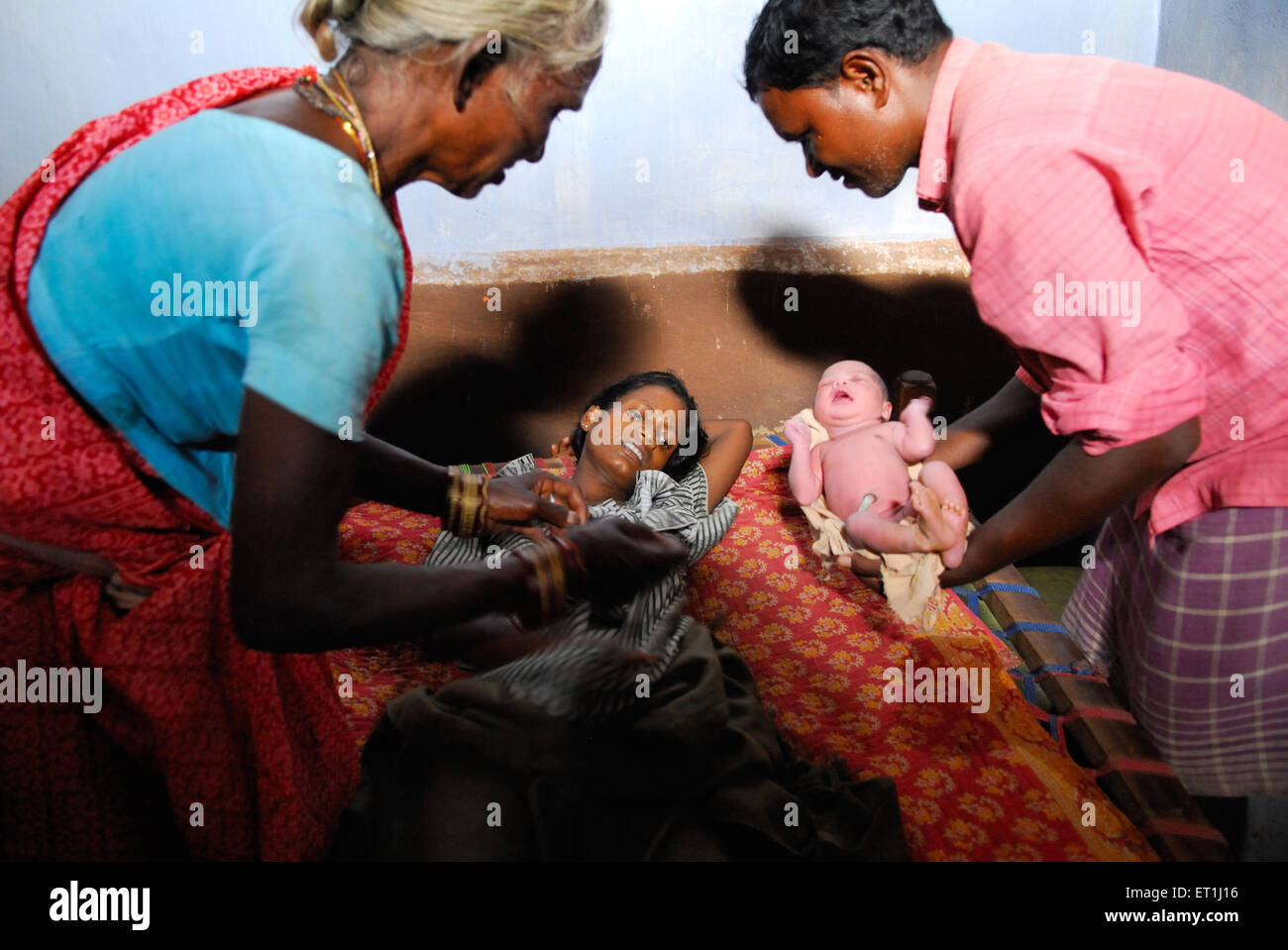 Ho tribù parto ; Chakradharpur ; Jharkhand ; India Foto Stock