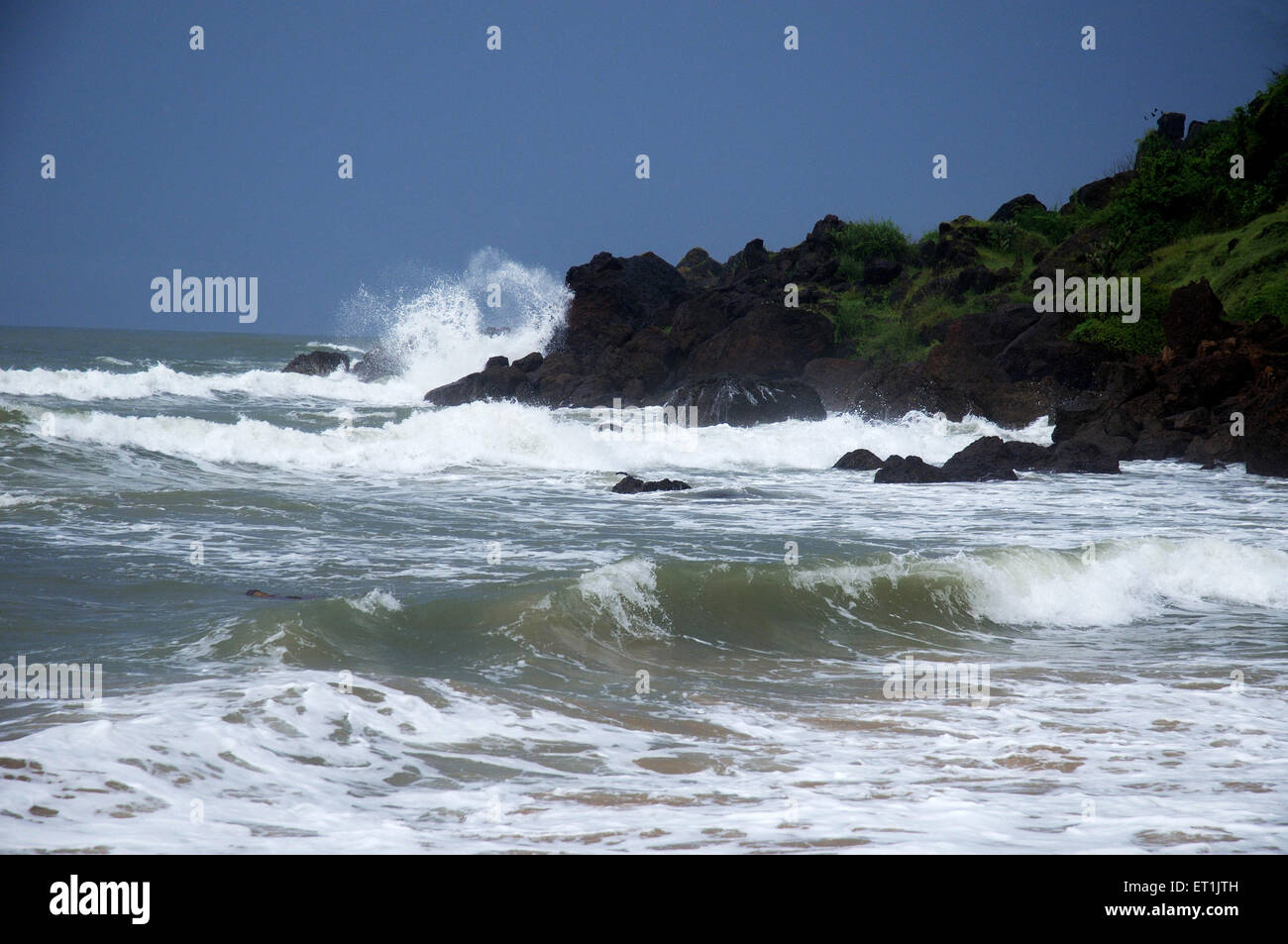 Spiaggia di Devgad ; Devgad ; Sindhudurg ; Maharashtra ; India Foto Stock