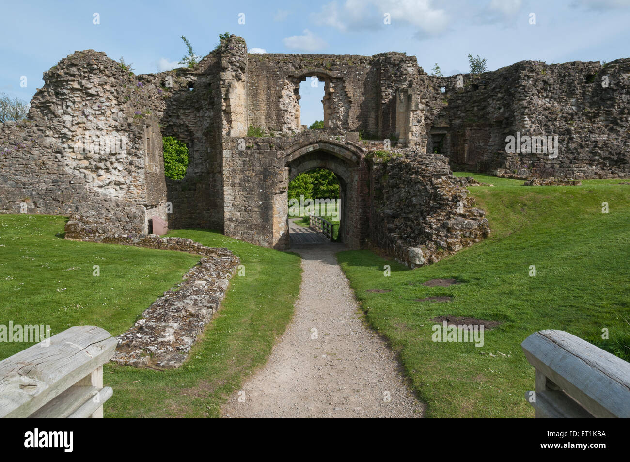 Castello di Helmsley, English Heritage Site nello Yorkshire, Regno Unito Foto Stock