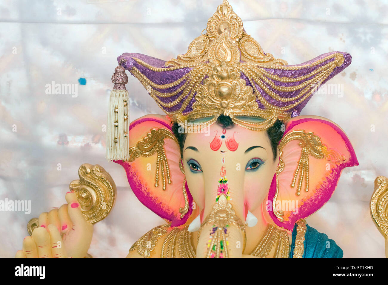 Idol del Signore Ganesh in Pune In Maharashtra India Asia Foto Stock