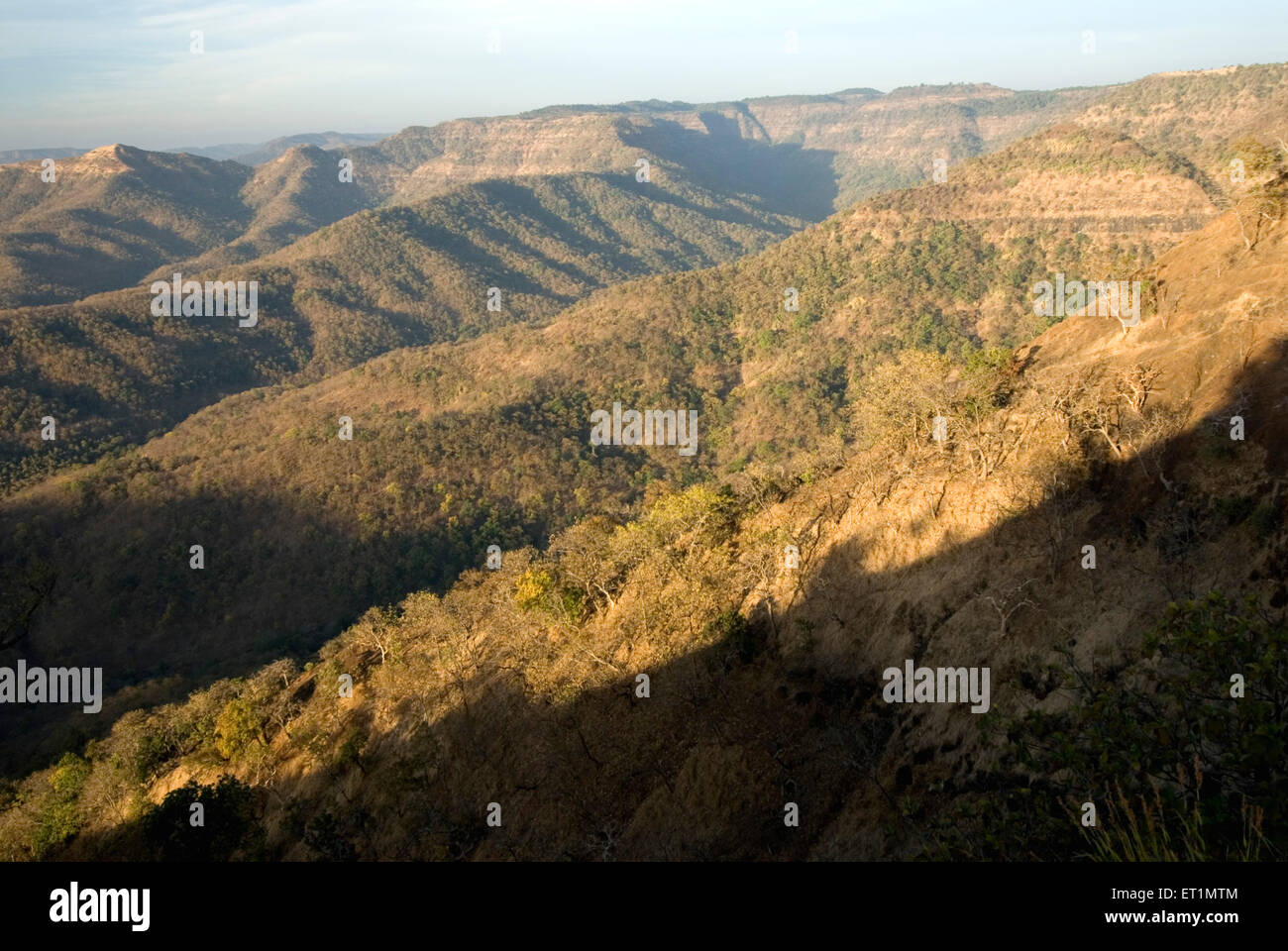 Chikhaldara, stazione collinare, catena montuosa di Satpura, altopiano Deccan, Amravati, Maharashtra, India, Asia Foto Stock