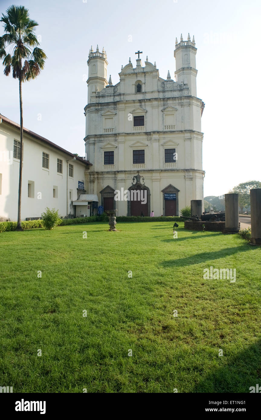 Convento e chiesa di San Francesco di assisi nella vecchia Goa ; India Foto Stock