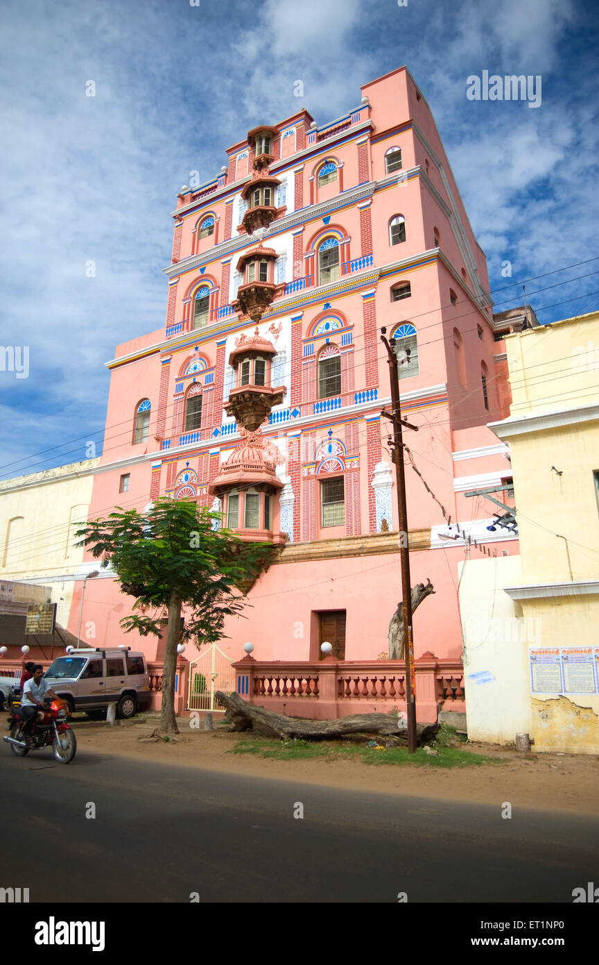 Palazzo Tanjore, Palazzo Thanjavur Maratha, Tanjore, Thanjavur, Tamil Nadu, India, Asia Foto Stock
