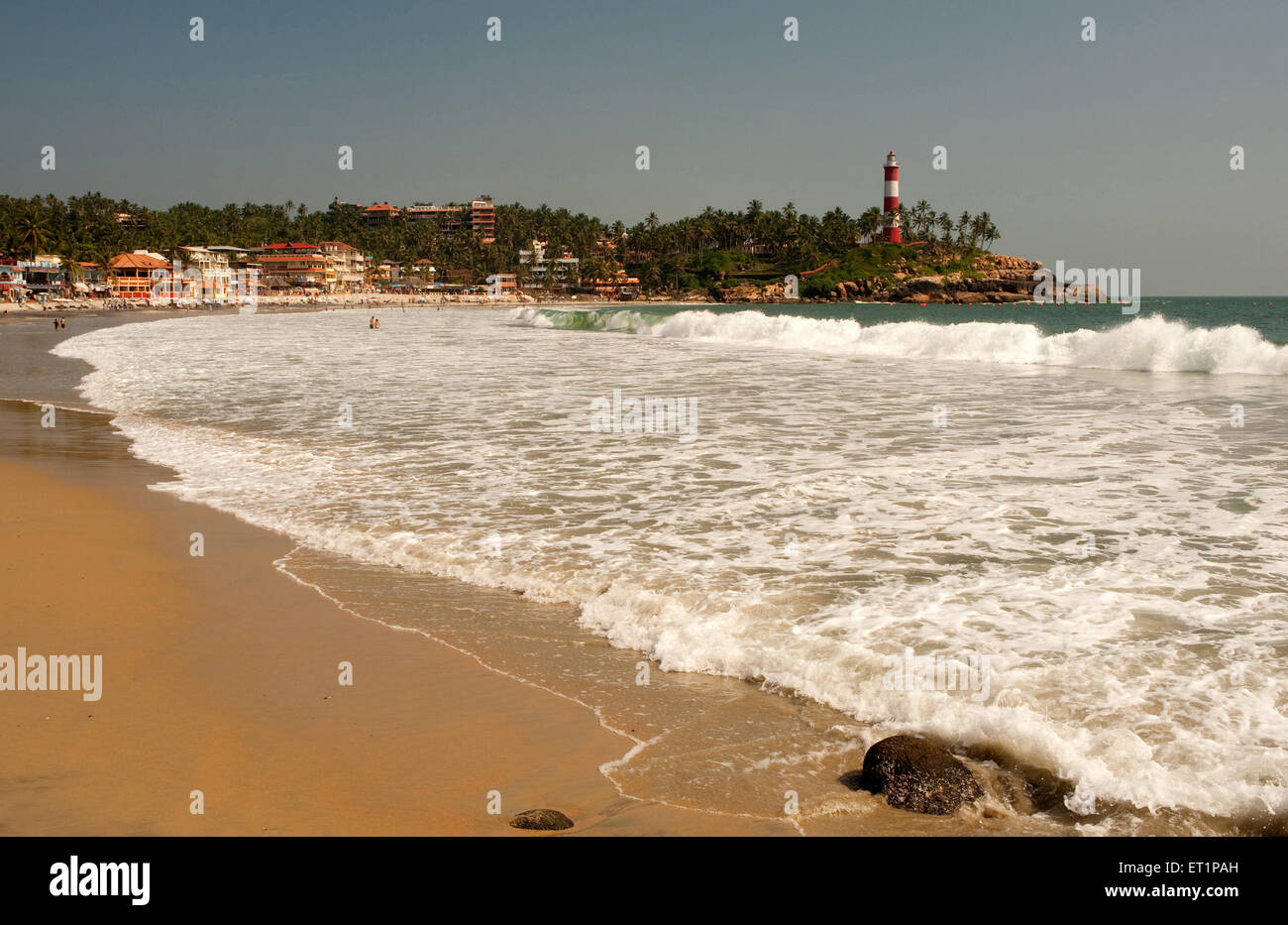 Faro ; Spiaggia di Kovalam ; Trivandrum ; Thiruvananthapuram ; Kerala ; India ; Asia Foto Stock