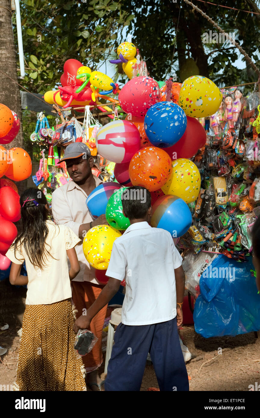 Venditore in Kerala ; India NOMR Foto Stock