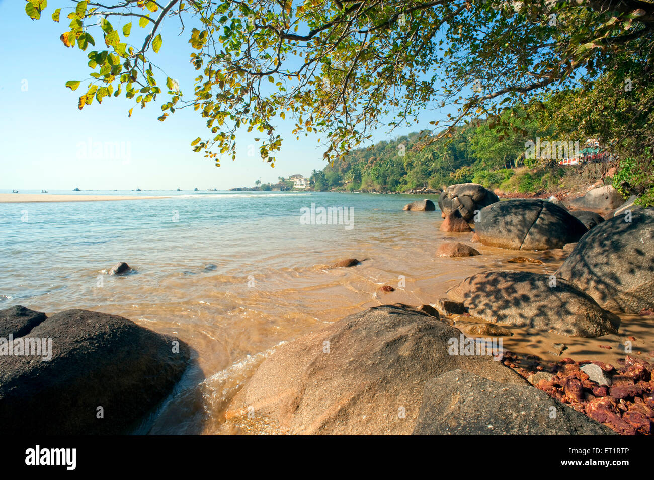 Spiaggia di Vengurla a sindhudurga ; Maharashtra ; India Foto Stock