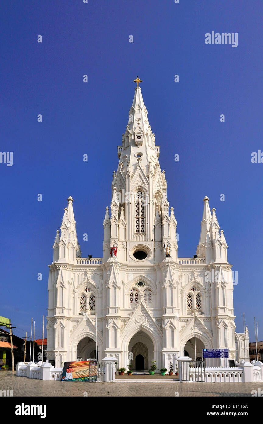 La chiesa di Nostra Signora della Gioia di Kanyakumari tamilnadu india asia Foto Stock