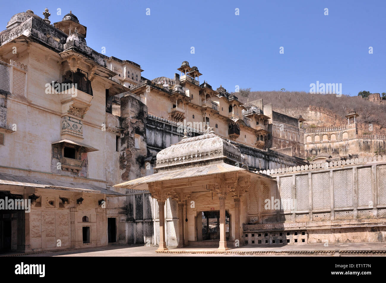 Chhatra mahal di bundi palace rajasthan india asia Foto Stock