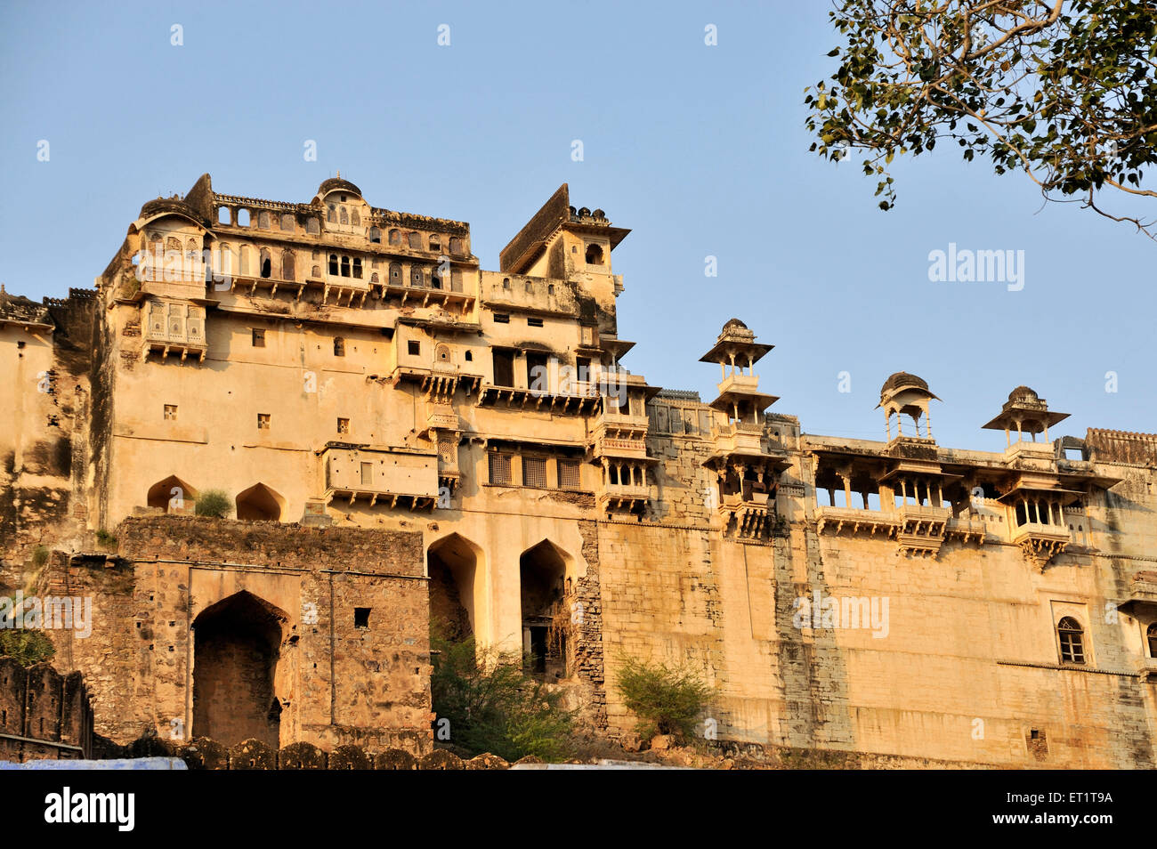 Bundi palace rajasthan india asia Foto Stock